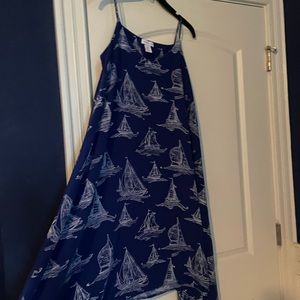 Sailboat dress sz S